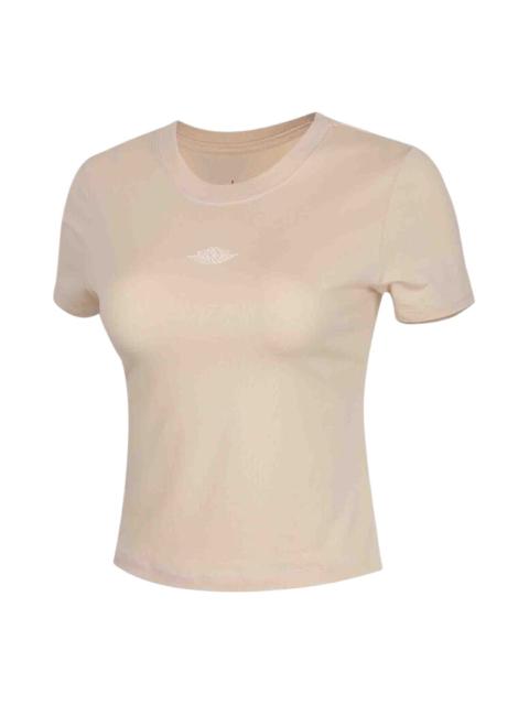 Jordan (WMNS) Air Jordan Flight T-Shirt Asia Sizing 'Pearl White' IV5348-272