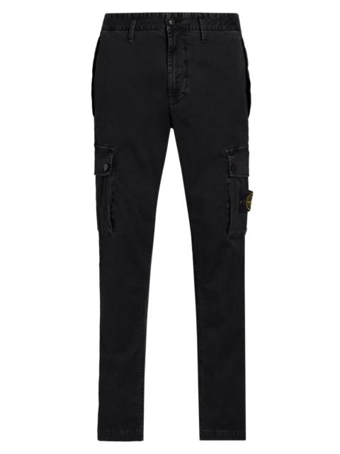 Stone Island Men's Broken Twill Cotton Trousers - Black