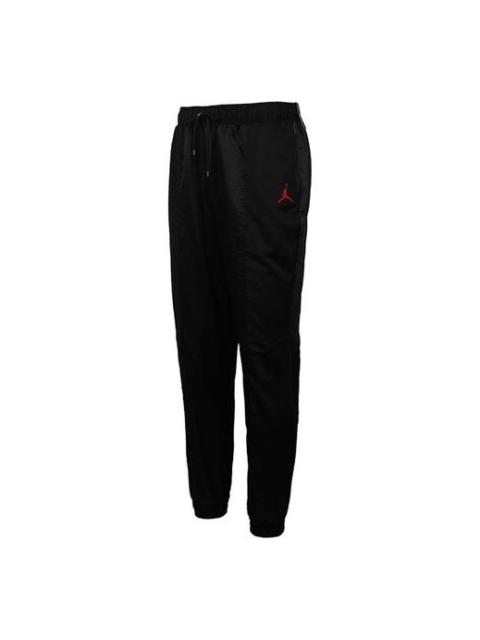 Air Jordan Red jumpman Logo Sports Long Pants Black AV1306-010