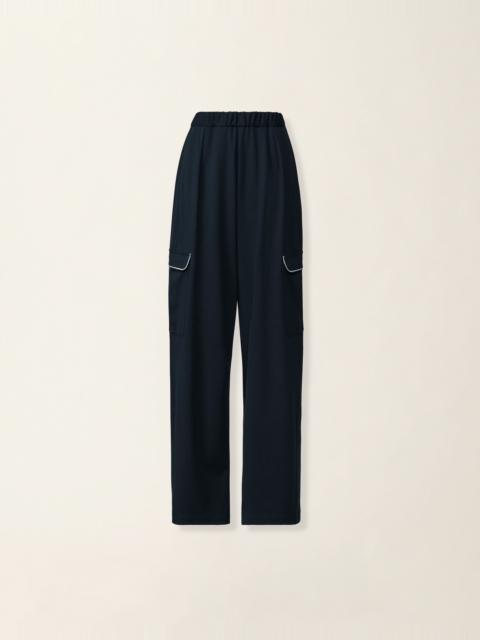 FABIANA FILIPPI Milano stitch jersey cargo trousers