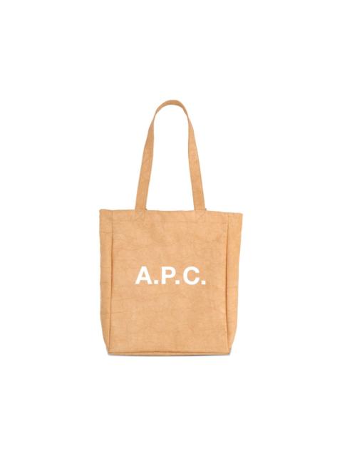 A.P.C. logo tote bag