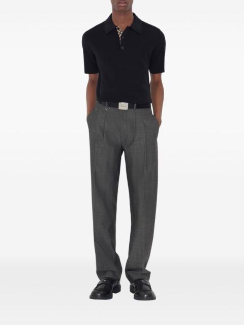 Burberry wool polo shirt