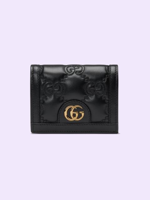 GUCCI GG Matelassé card case wallet