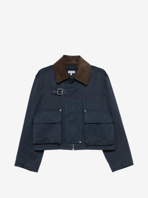 Loewe buckle-detail flap-pockets jacket