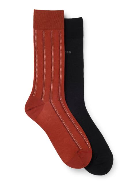 BOSS TWO-PACK OF REGULAR-LENGTH SOCKS