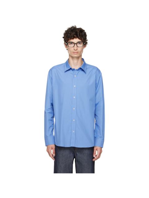 A.P.C. Blue Organic Cotton Shirt