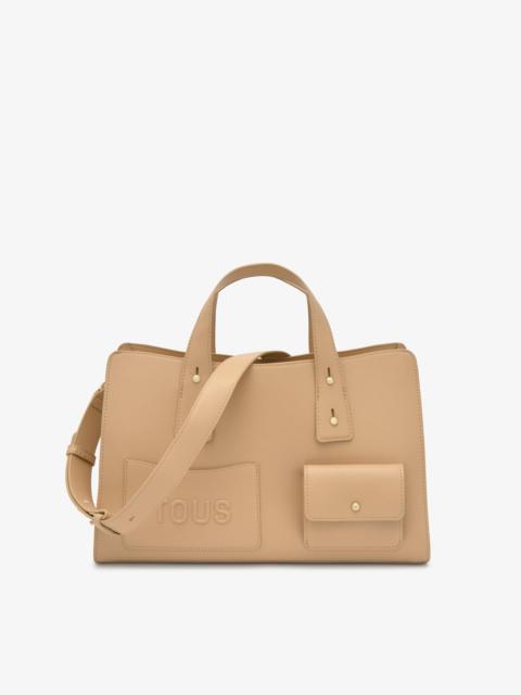 TOUS Medium sand-colored Bowling bag TOUS Back to Basics