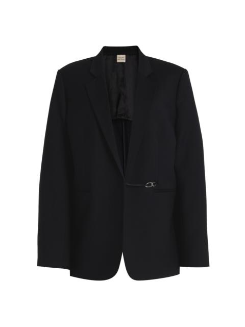 NENSI DOJAKA Nensi Dojaka for Calvin Klein Oversized Wool Blazer black