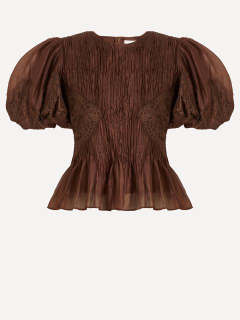 Aje. Ophelia Lace Top
