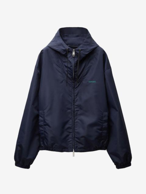 VERSACE embroidered nylon windbreaker