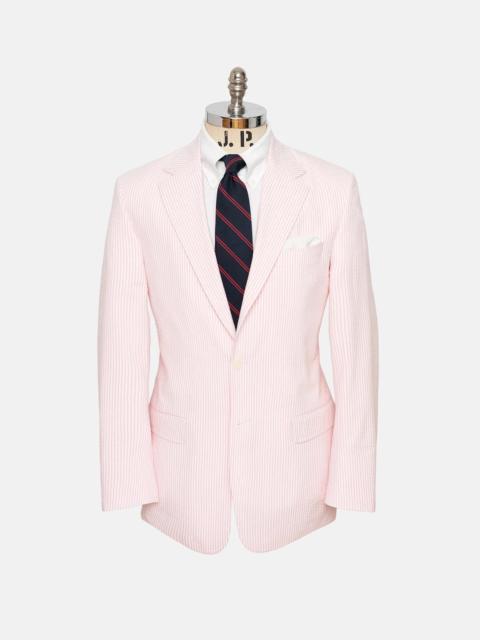 J. PRESS MADE-IN-CANADA PINK STRIPE SEERSUCKER SPORT COAT