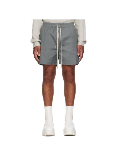 Rick Owens Gray Concordians Bela Boxer Shorts