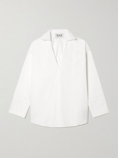 TOVE Luisa Cotton-blend Poplin Shirt