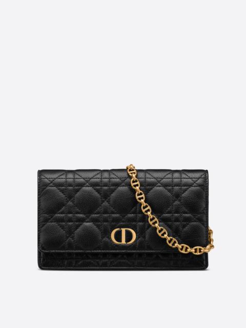 Dior Dior Caro Belt Pouch with Chain