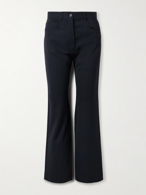 Acne Studios Pinstriped Crepe Straight-leg Pants