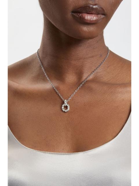 KAREN MILLEN Crystal Chain Link Pendant Necklace