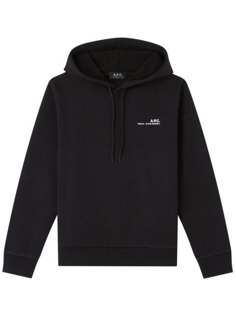 A.P.C. HOODIE ITEM F - ORGANIC FLEECE