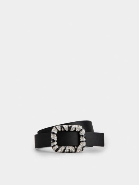 Roger Vivier Viv' Choc Belt in satin