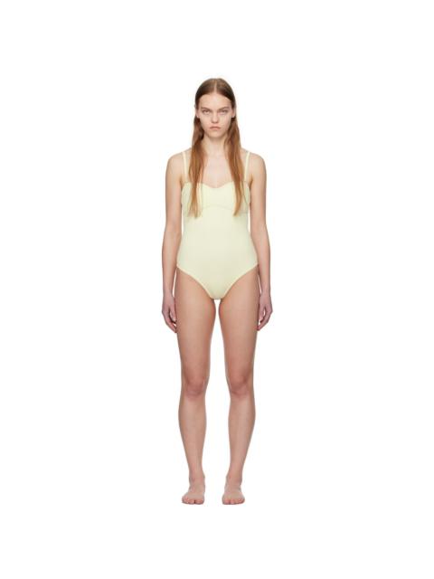 Bottega Veneta Off-White Textured Bodysuit
