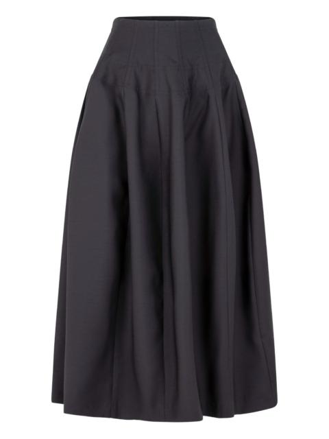 HEIRLOME panelled midi skirt