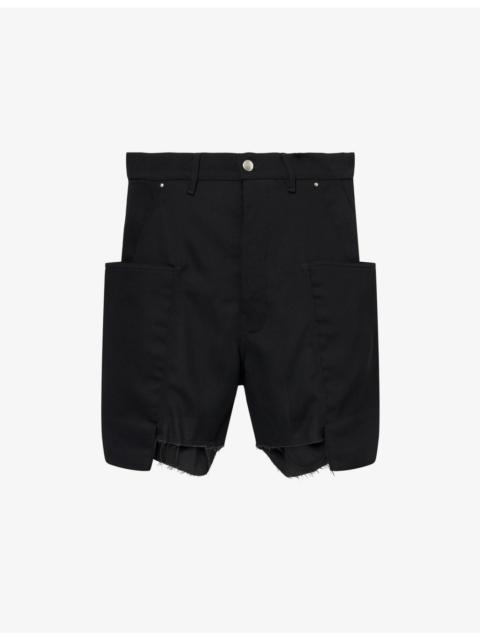 Rick Owens Stefan Wool Cargo Shorts