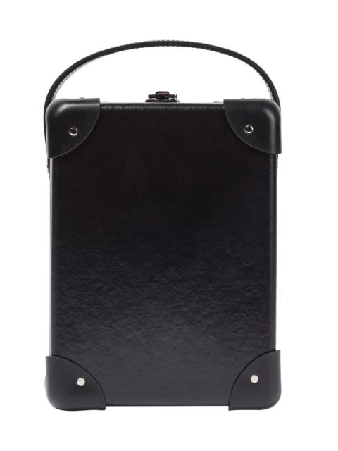 Centenary leather-trimmed watch case