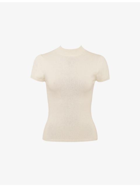 House of CB Tamra Knitted Cotton-Blend Top