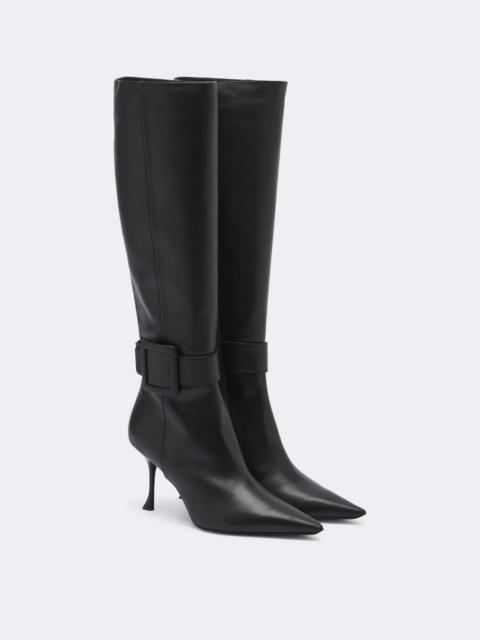 Roger Vivier Viv Ville leather knee-high boots