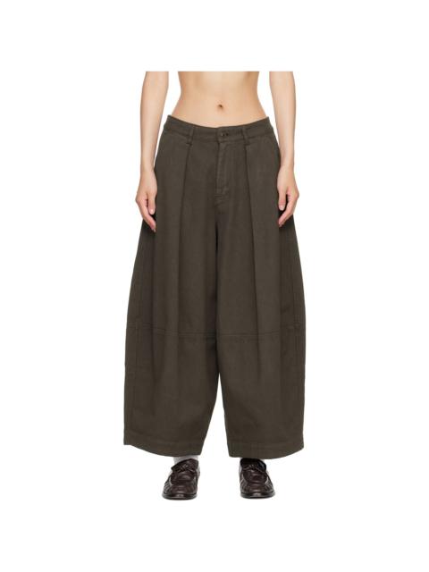 YMC Brown Deadbeat Trousers