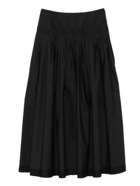Lanvin pleated basque midi skirt