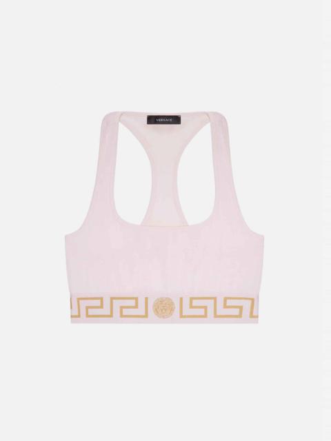 Greca Border Sports Bra