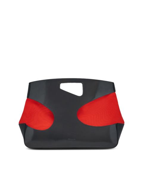 cut-out top handle bag