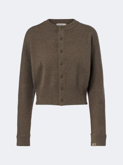 extreme cashmere N°257 Blouson cashmere-blend cardigan