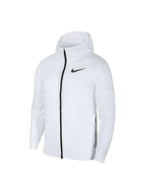 Nike Nike Windrunner 캐주얼 스포츠 얇고 가벼운 Breathable 재킷 백색 CQ2921-100