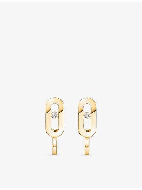 MESSIKA Move Uno 18ct yellow-gold and diamond earrings