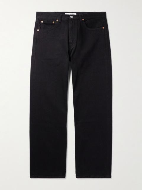 Our Legacy Third Cut Straight-Leg Selvedge Jeans Black