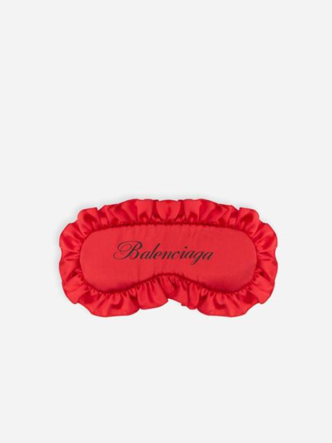 BALENCIAGA Sleeping Mask in Red/black