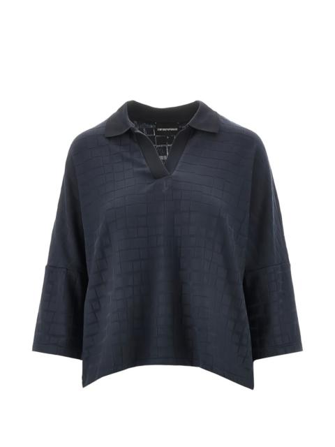 EMPORIO ARMANI polo-collar T-shirt