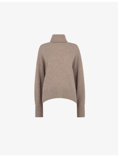 WHISTLES Relaxed-Fit Roll-Neck Wool Jumper