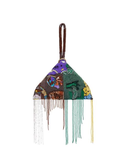 ALÉMAIS Mlak Beaded Trapeze Pouch Exclusive