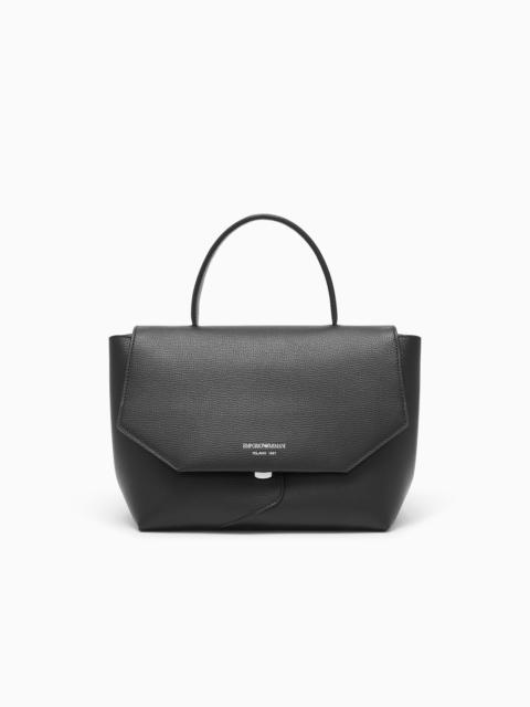 EMPORIO ARMANI EMPORIO ARMANI 1981 LEATHER HANDBAG