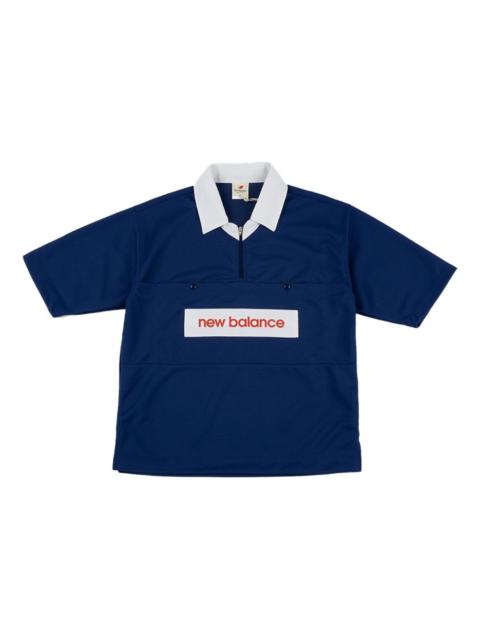 New Balance logo detail polo shirt