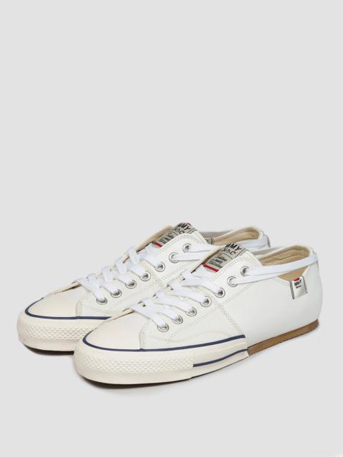 Nigel Cabourn NC x Mihara Yasuhiro Leather Bowling Shoe in White