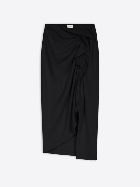 Dries Van Noten COTTON RUFFLE SKIRT