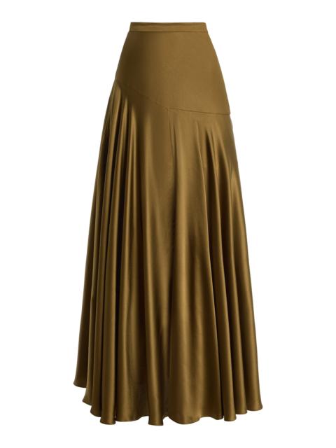 ADAM LIPPES Thea Silk Charmeuse Skirt
