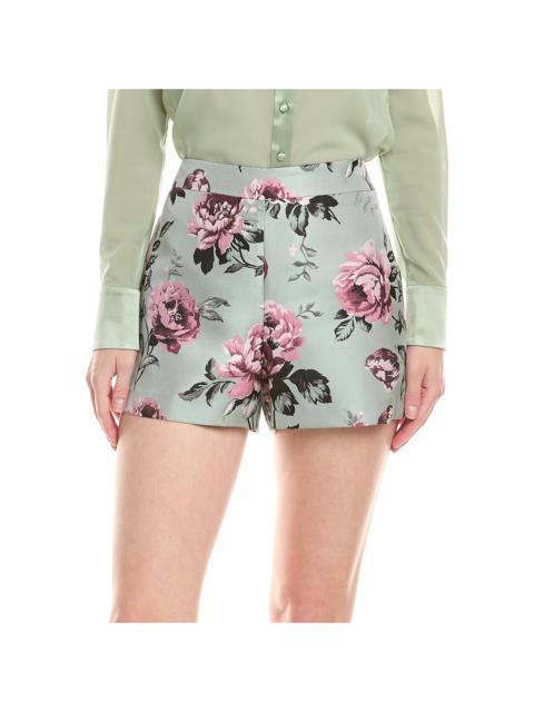 Alice + Olivia alice + olivia Hera High-Rise Back Zip Short