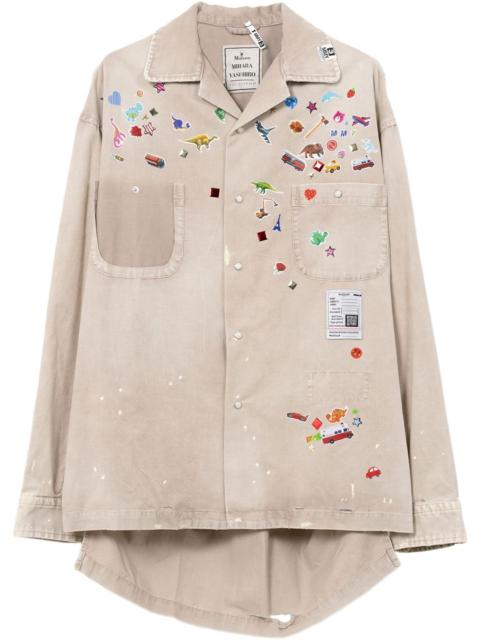 Maison MIHARAYASUHIRO patch-detail shirt