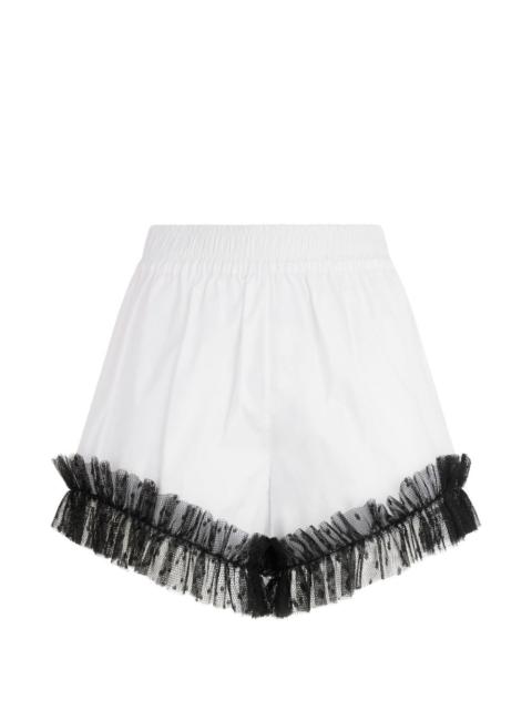 Valentino ruffled shorts