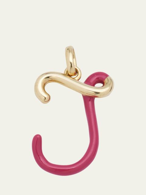 BEA BONGIASCA Enamel Letter Necklace