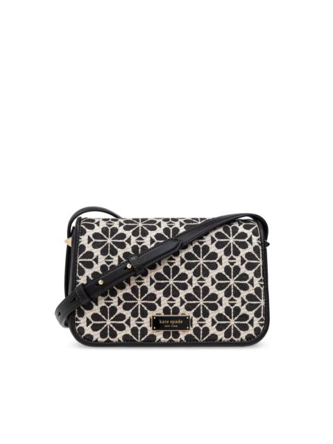 kate spade floral-jacquard crossbody bag